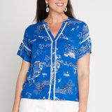 Florida Top in something blue