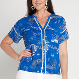 Florida Top in something blue