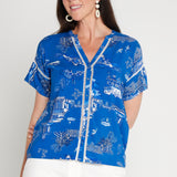 Florida Top in something blue