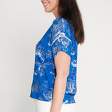 Florida Top in something blue