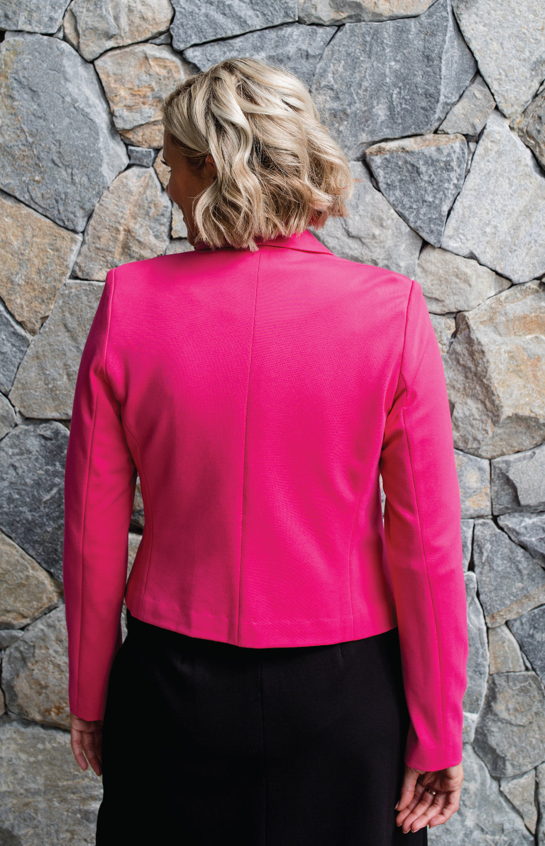Perfect Ponte Blazer in pink