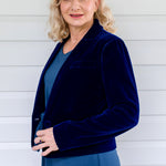 Soft velvet women's jacket - bestselling Maiocchi blazer