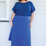 Poppy Top in navy