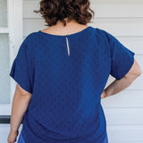 Poppy Top in navy