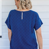 Poppy Top in navy