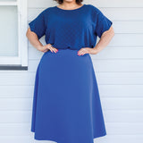 Poppy Top in navy