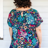 Poppy Top in truly madly navy