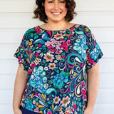 Poppy Top in truly madly navy