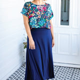 Poppy Top in truly madly navy