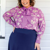 Sam Blouse in the lovely lilac