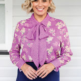 Sam Blouse in the lovely lilac
