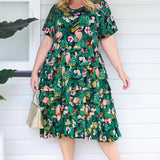 Sara Lee Dress in hello sunshine black