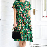 Sara Lee Dress in hello sunshine black