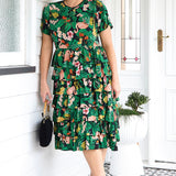 Sara Lee Dress in hello sunshine black
