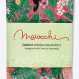 Tea Towel in hello sunshine pink