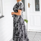 Violet Dress in moonlight velvet