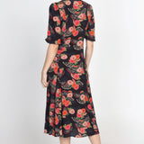 PRE-ORDER Leticia Dress in now or never black