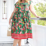 Holiday Dress in hello sunshine pink