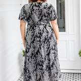 Violet Dress in moonlight velvet