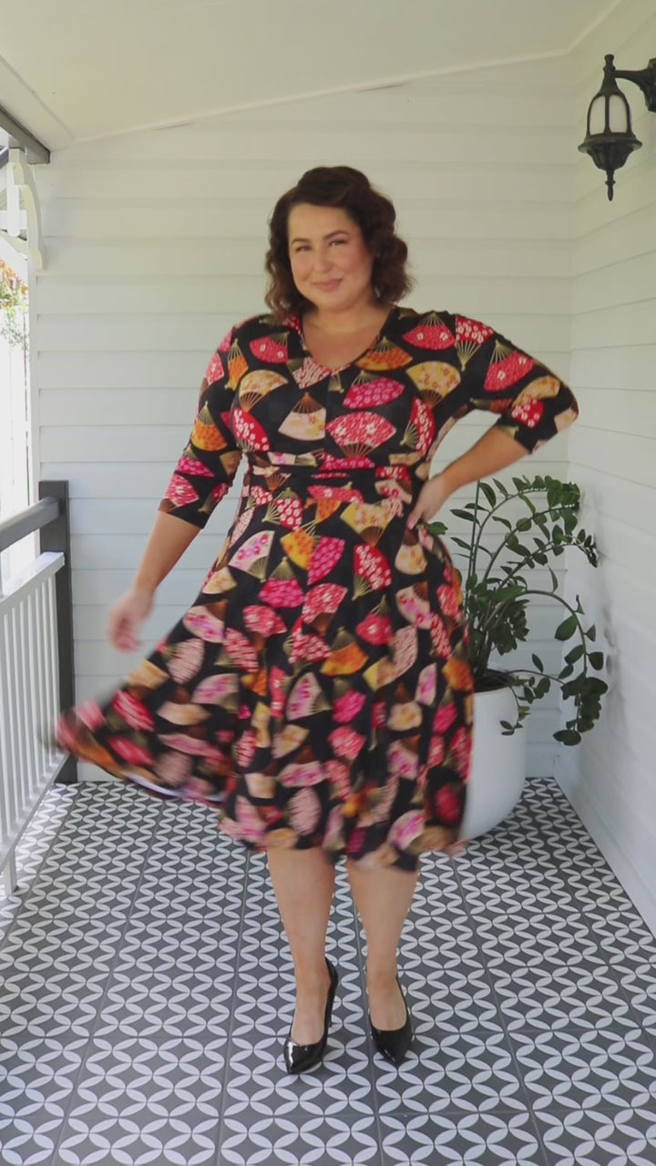 Cleo Dress in fan girl