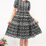 Eloise Dress in black lace