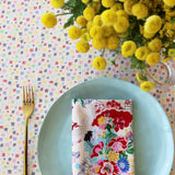 Tablecloth Large in crosshatch cream