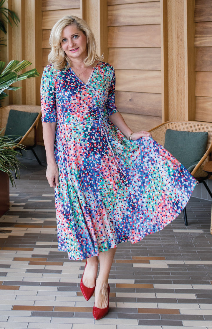 Lucinda Dress in moment of madness multi