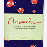 Tea Towel in ladybug