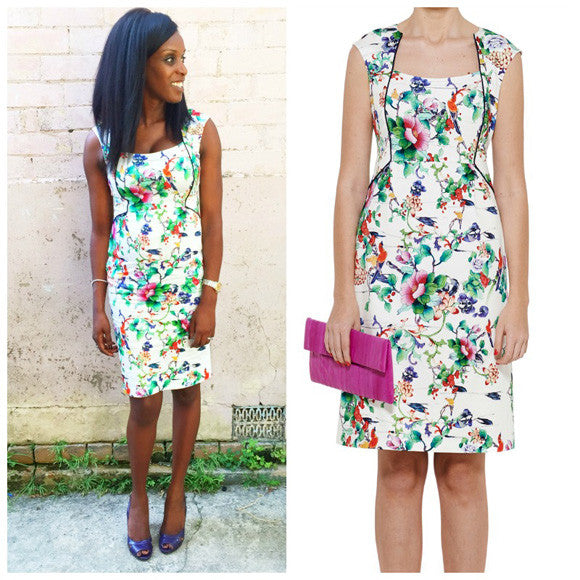 Spotted - Mamastylista wearing our Retro Cotton Dress