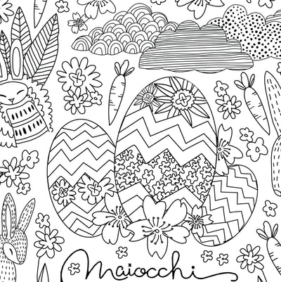 Colour in and WIN this Easter xo