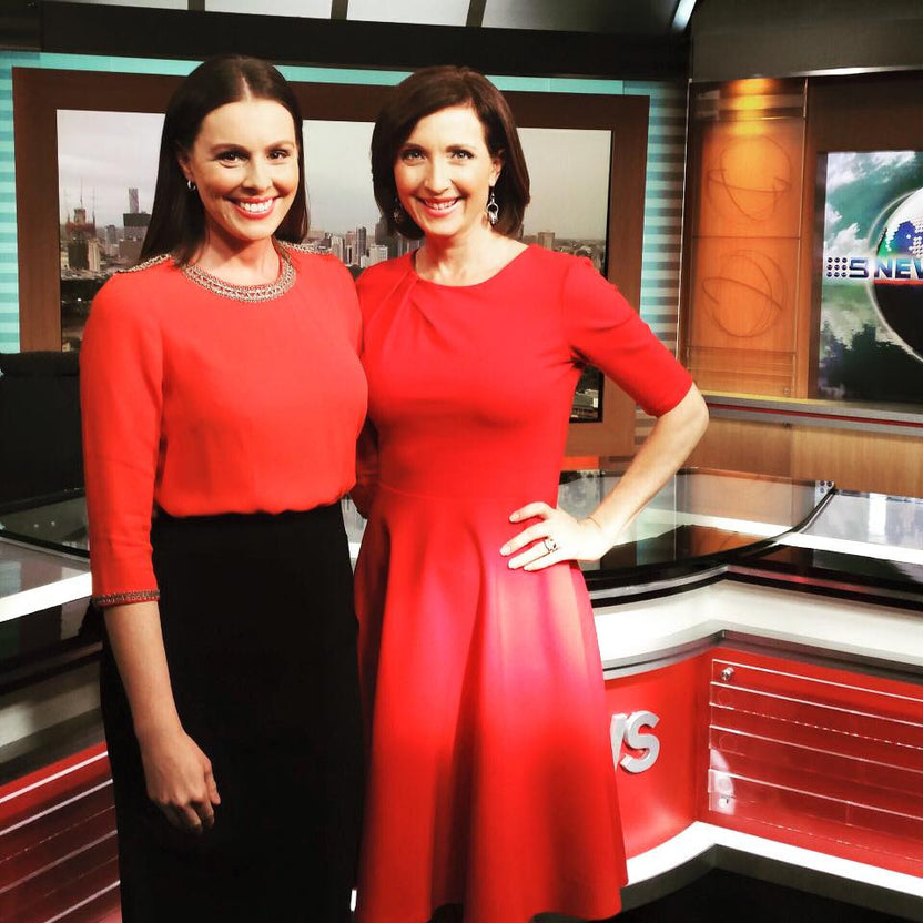 Spotted Melissa Downes Wearing the Retro Real Deal Dress Maiocchi — free download