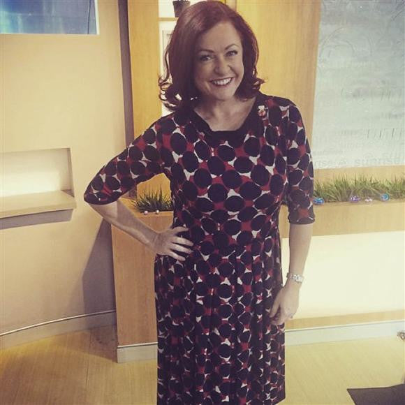 Spotted-Shelly Horton wearing 1950’s Mirror Mirror Dress
