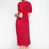 Seychelles Dress in dotty red