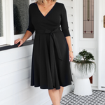 Maiocchi  classic little black dress - Amelia Dress in Black