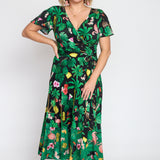 Gabrielle Reversible Dress in hello sunshine black