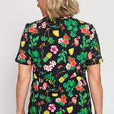 Holiday Tee in hello sunshine black