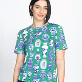 PRE-ORDER Holiday Tee in a moment in time green