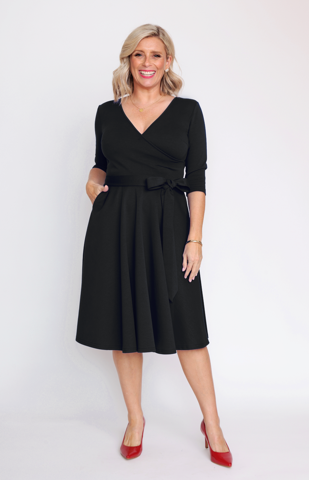 Amelia Dress in black