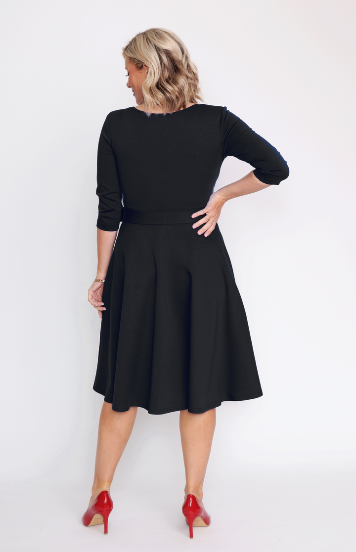 Amelia Dress in black