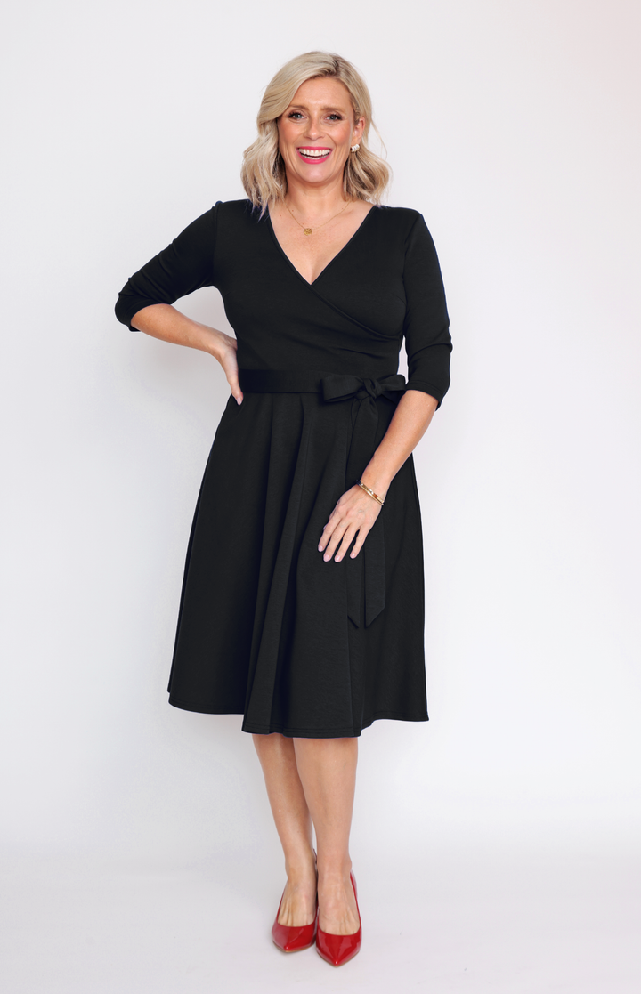 Amelia Dress in black