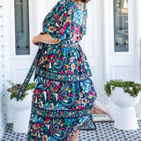 Adeline Dress in truly madly navy