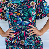 Adeline Dress in truly madly navy