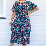 Adeline Dress in truly madly navy