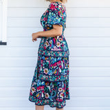 Adeline Dress in truly madly navy