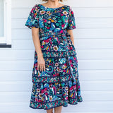 Adeline Dress in truly madly navy