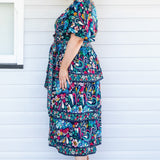 Adeline Dress in truly madly navy