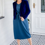 PRE-ORDER Perfect Velvet Blazer in midnight