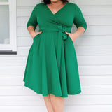 Amelia Dress in green