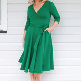Amelia Dress in green