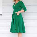 Amelia Dress in green
